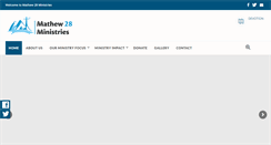 Desktop Screenshot of matthew28ministries.org